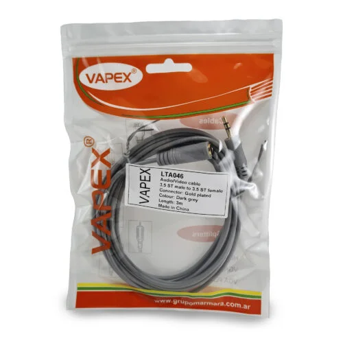 Cable Prolongación 3.5St A H 3.5St 3M Vapex
