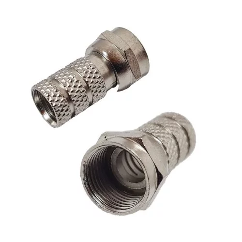 Conector F Rg6 C/Rosca Conex. Rápida