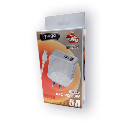 Cargador rapido 5A 20w imega c1420