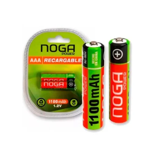 Pila AAA Recargable 1100 mAh x unidad