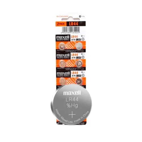 Pila Lr44-357-Ag13-Sr44-A76 Alcalina Maxell