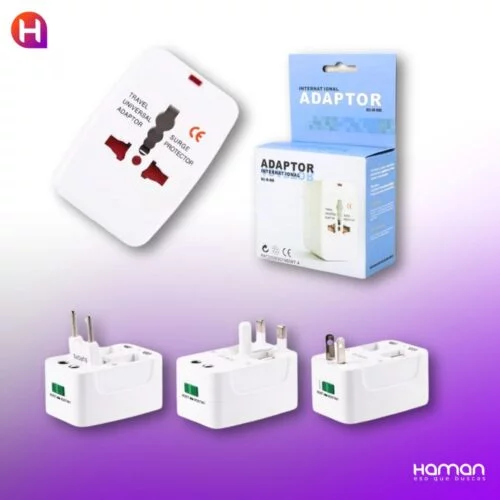 334 Adaptador viajero enchufes Internacionales