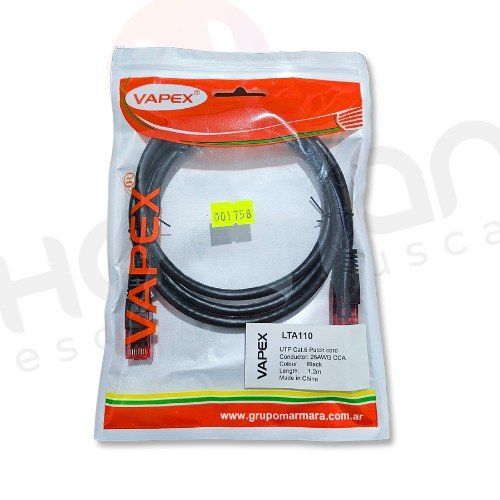 cable red 1.20 mt cat 6