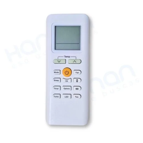 1818 (1) Control Remoto Aire Acondicionado BGH Super General Midea Alaska N744