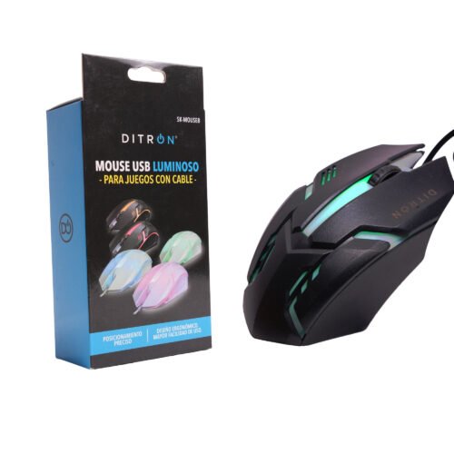 MOUSE GAMER RGB 1600 DPI DITRON SK-MOUSE8