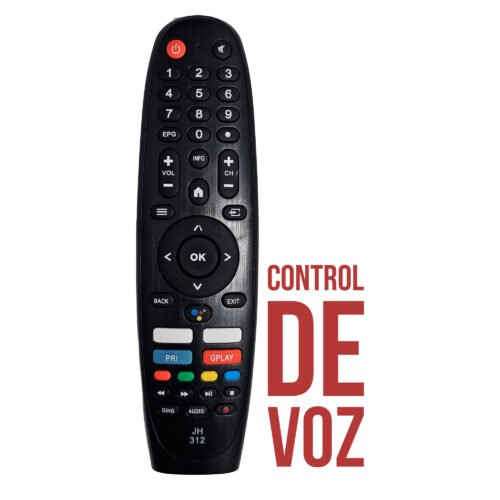 CONTROL REMOTO LED KANJI / CROWN MUSTANG / KODAK / OYILITY CONTROL DE VOZ (JH312)
