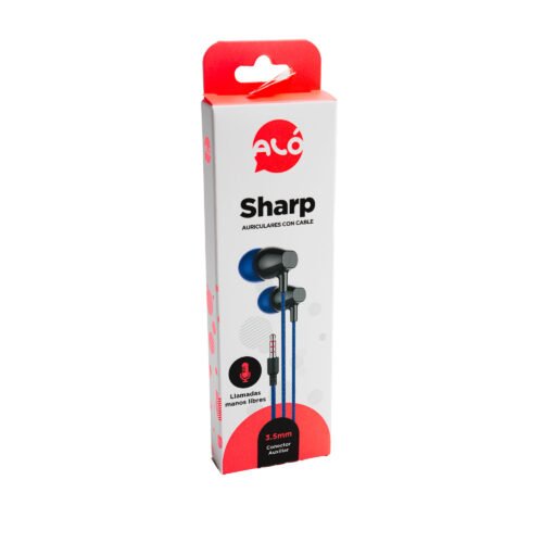 AURICULAR TAPON SILICONA MANOS LIBRES ALO SHARP