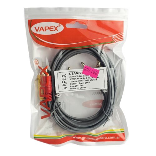 CABLE A.V. 3MTS, 3RCAPLUG A 3RCAPLUG LTA077